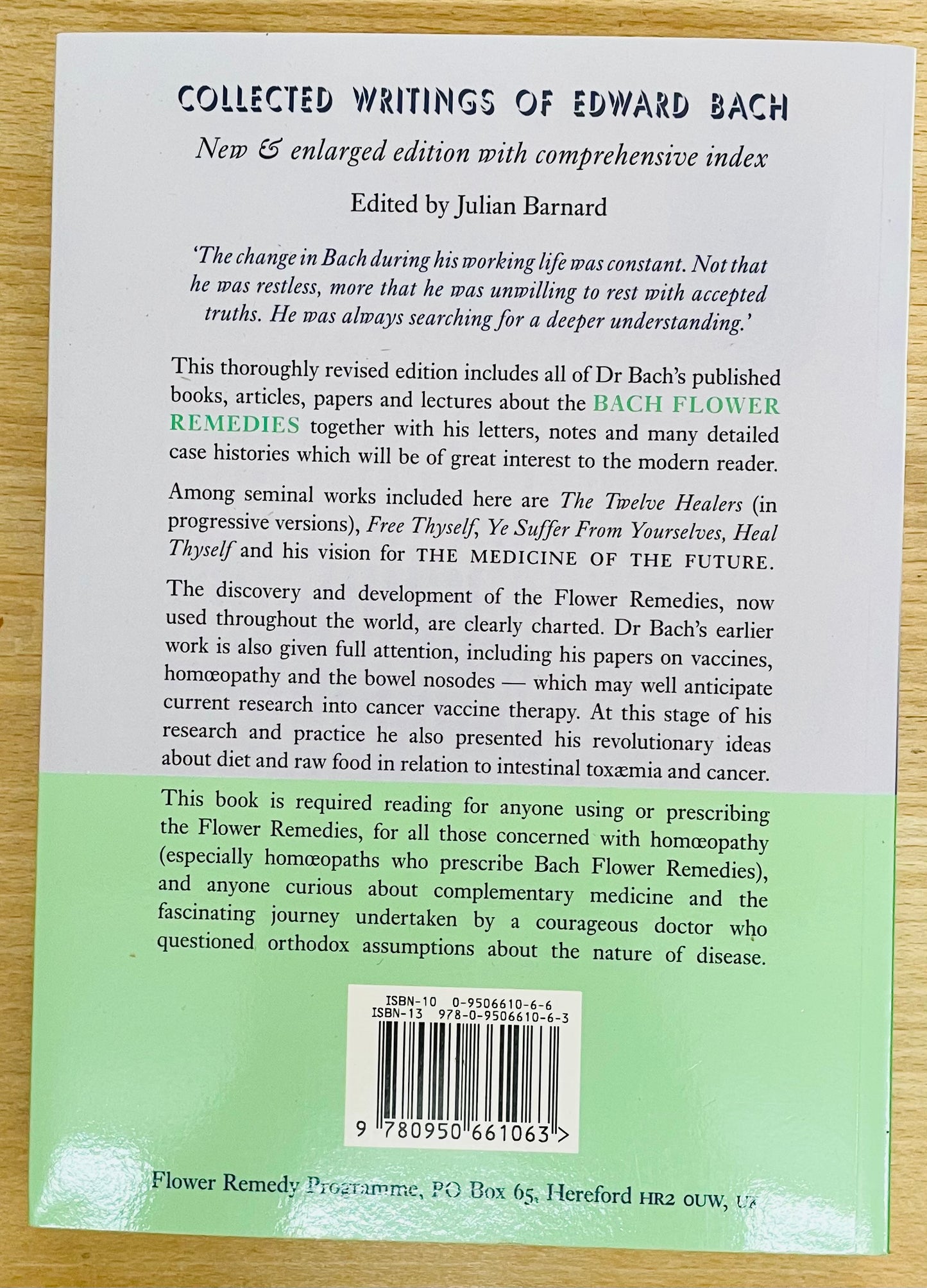 The Collected Writings of Edward Bach